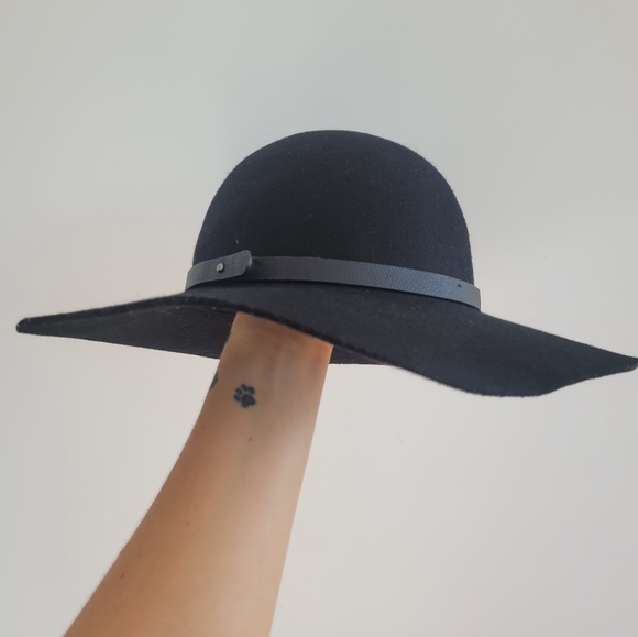 Wool large brim floppy hat - Picture 4 of 4